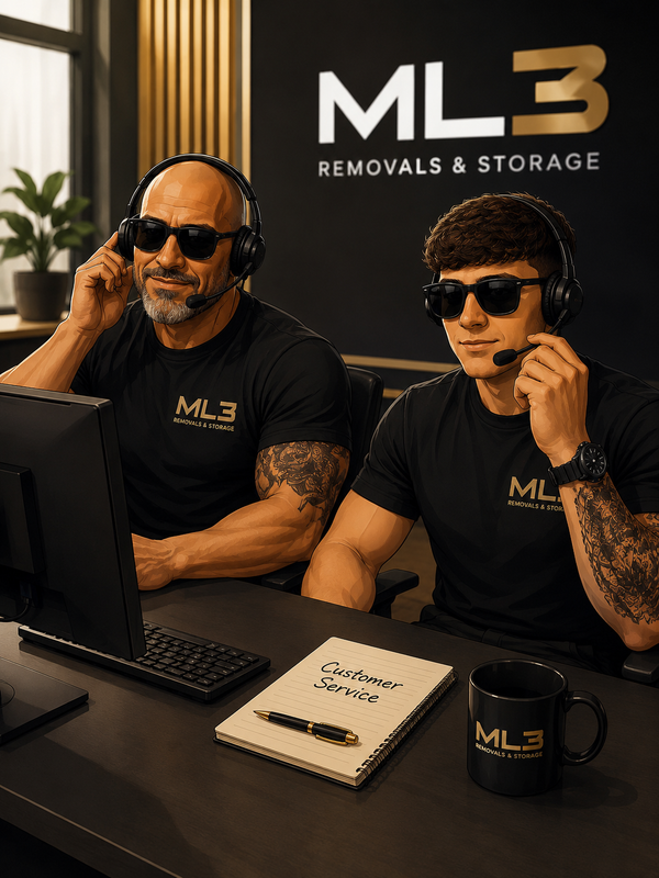 ML3 Removals & Storage customer service team